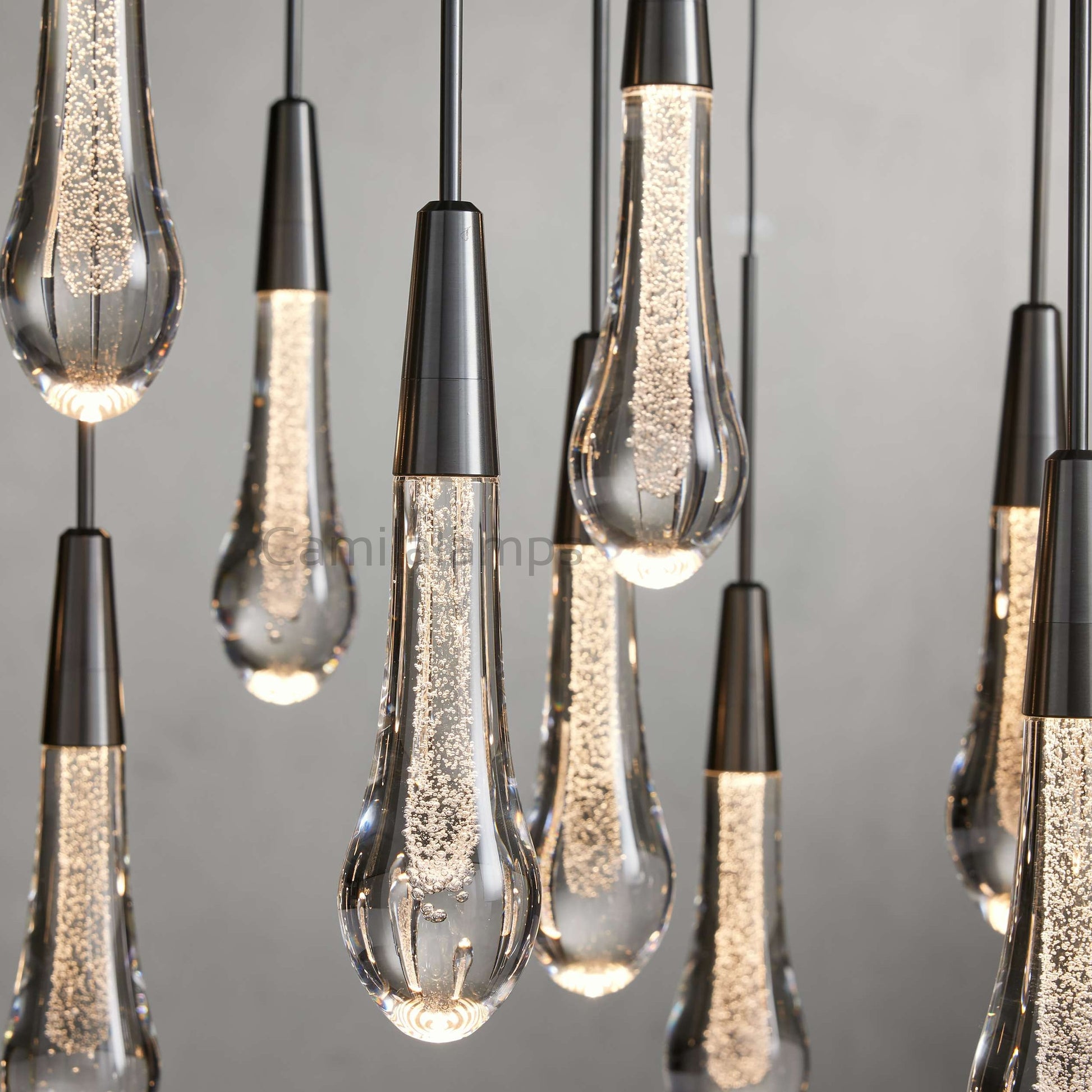 Solitaire Round Chandelier 17"24"36"58" - Camilalamps - SOLI17 - 1S