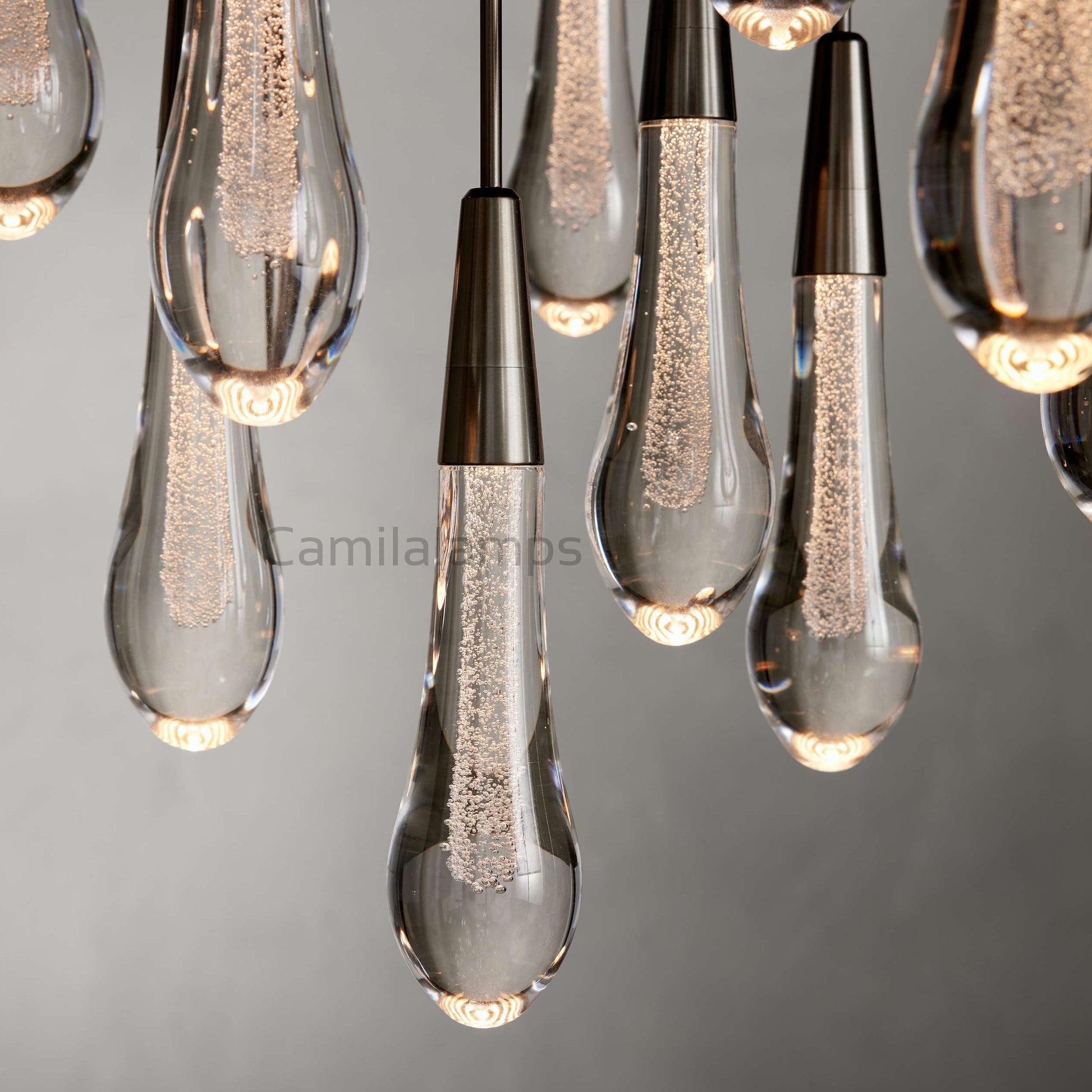 Solitaire Round Chandelier 17"24"36"58" - Camilalamps - SOLI36 - 3N