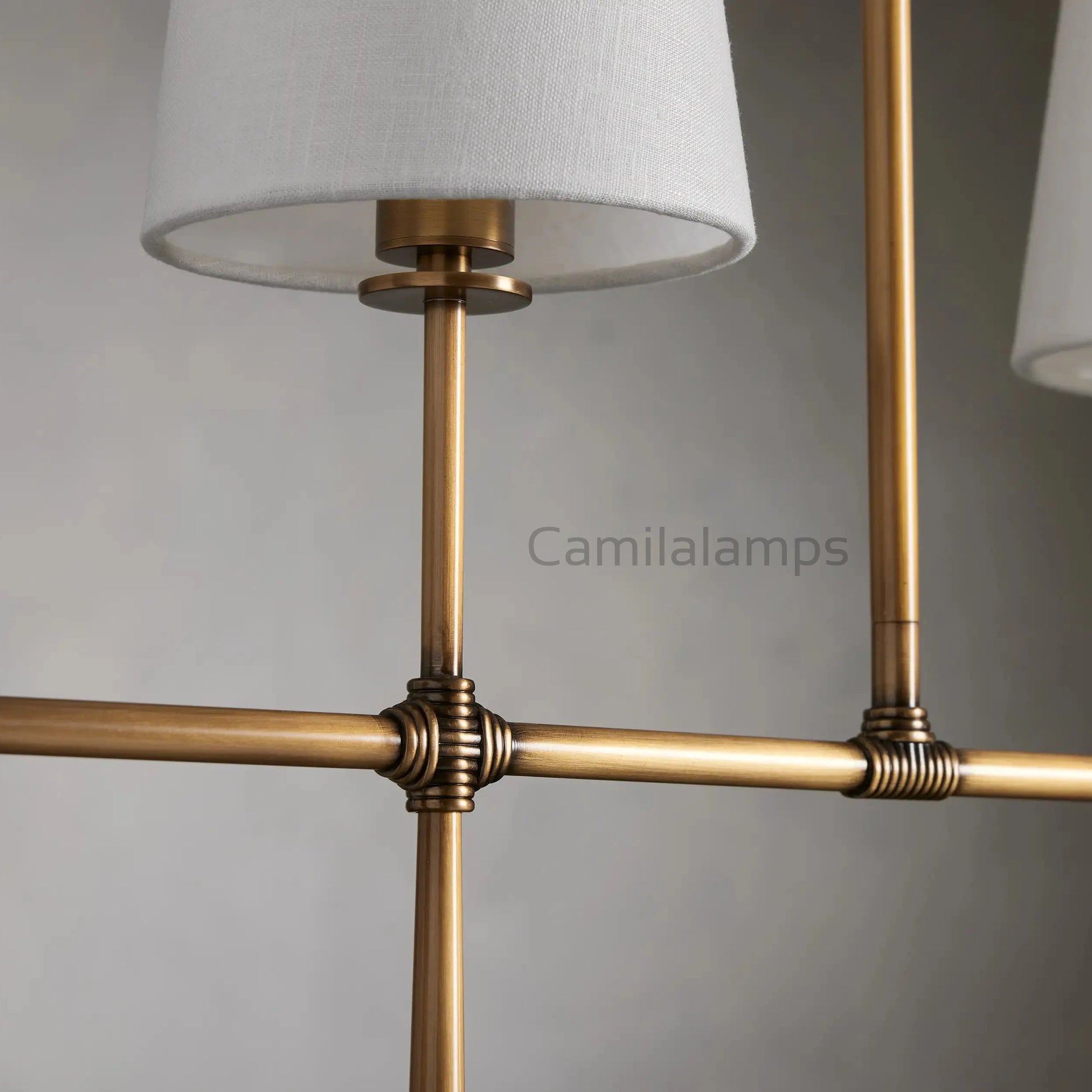 Rhodes Linear Chandelier 5/6 Light - Camilalamps - CA - 10031H6CA -