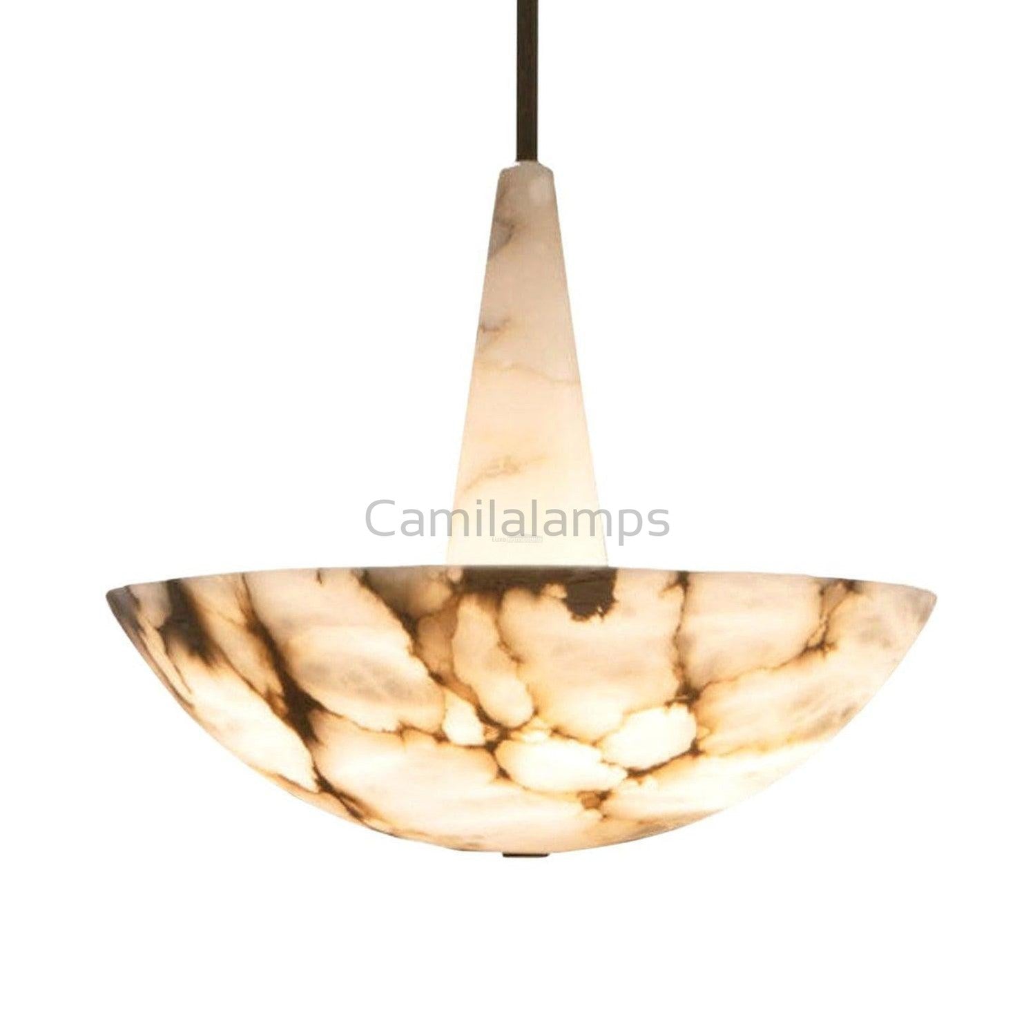 Domus Alabaster Round Chandelier - Camilalamps - Domus - 1461 - ? 19. - White - Warm - 1