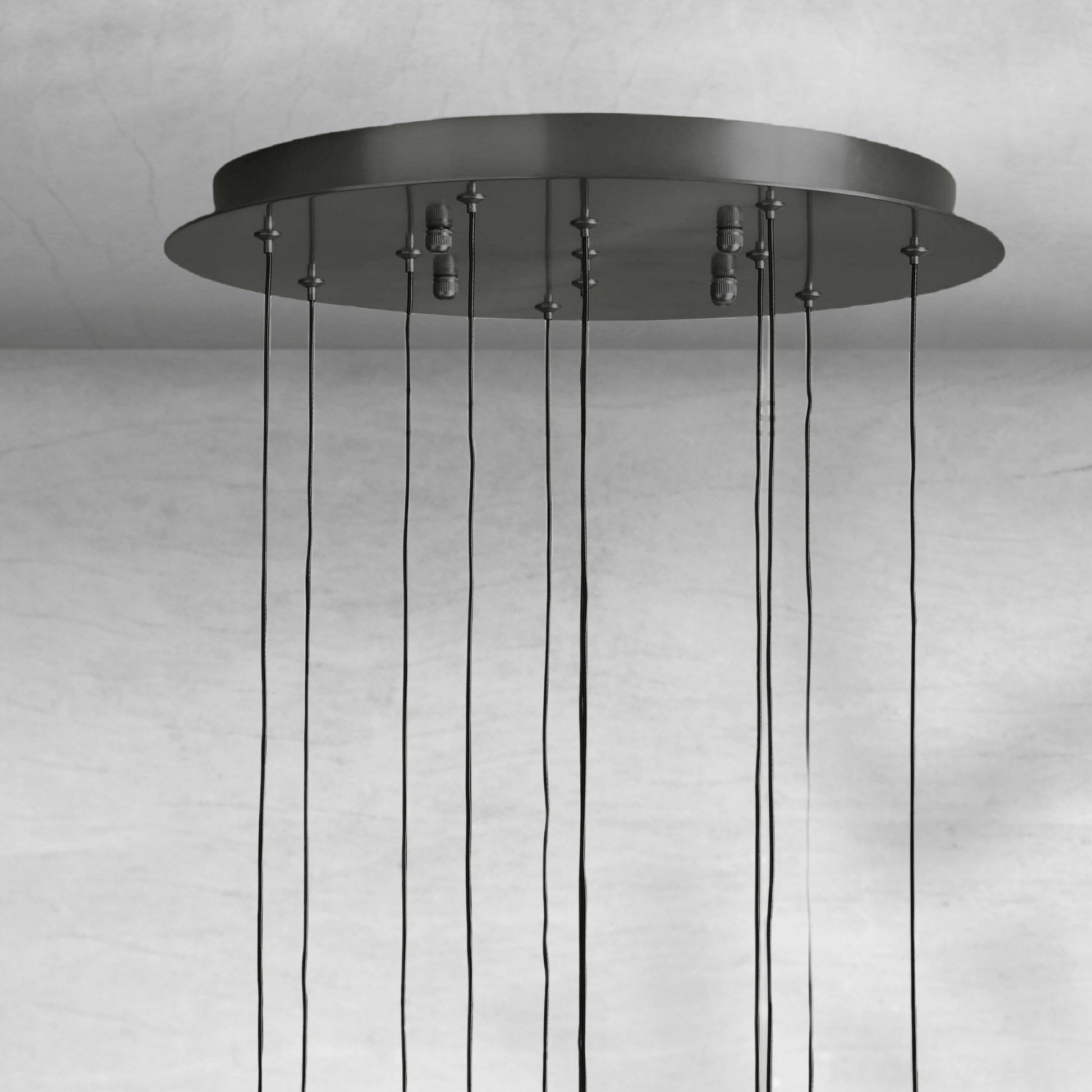 Solitaire Round Chandelier 17"24"36"58" - Camilalamps - SOLI17 - 1S