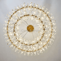 Postmodern Two - Tier Ring Crystal Chandelier - Camilalamps - ILM0636