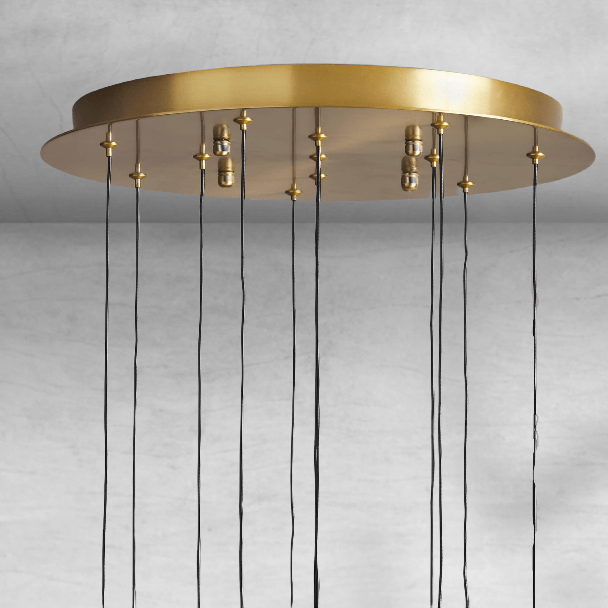 Solitaire Round Chandelier 17"24"36"58" - Camilalamps - SOLI36 - 3N