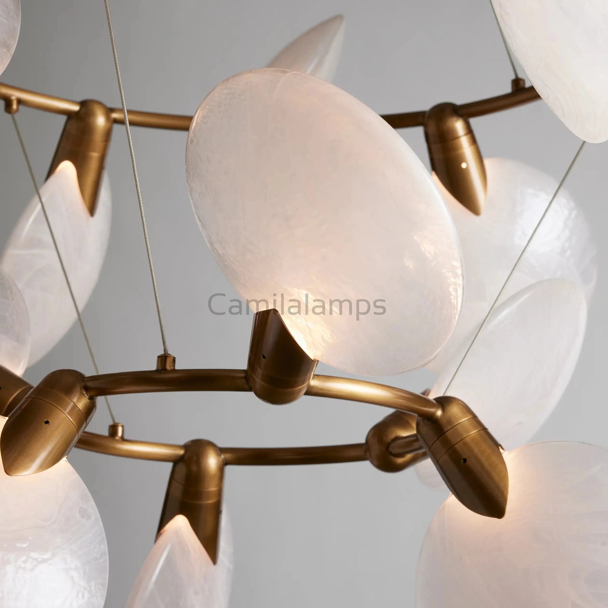 Lyla 2 - Tiered Halo Chandelier - Camilalamps - CA - 10031H0