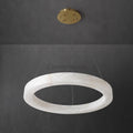 Marika Alabaster Ring Chandelier - Camilalamps - Marik - 1662 - 3 Rin - Brass - Warm - 11