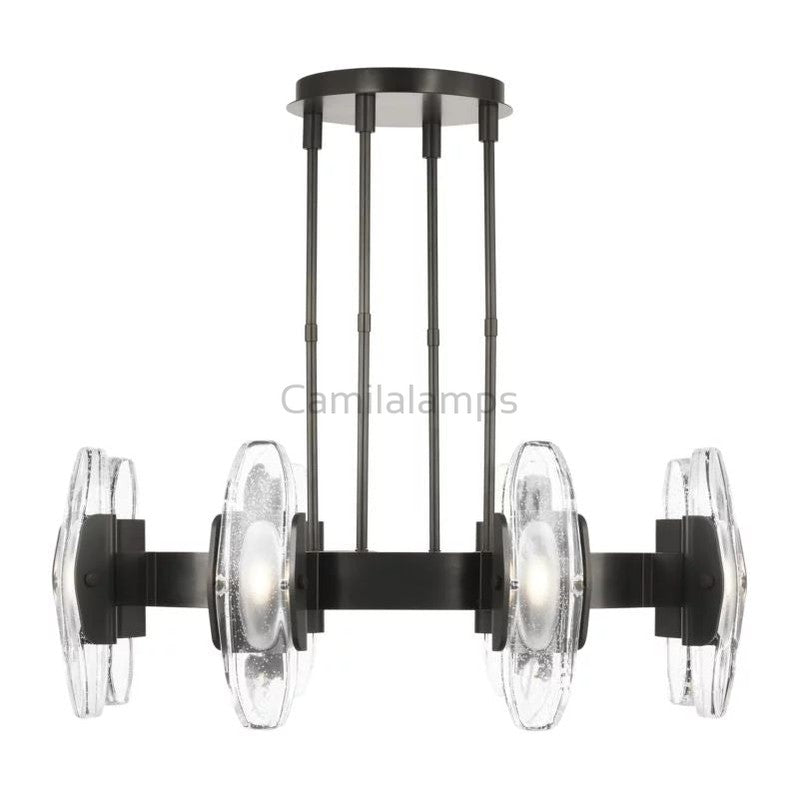 Aute Led Round Chandelier 40″ - Camilalamps - CA - aute - 40BS