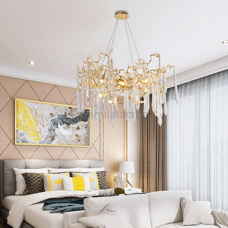 Cecily Modern Crystal Branch Chandelier - Camilalamps - ILM0525