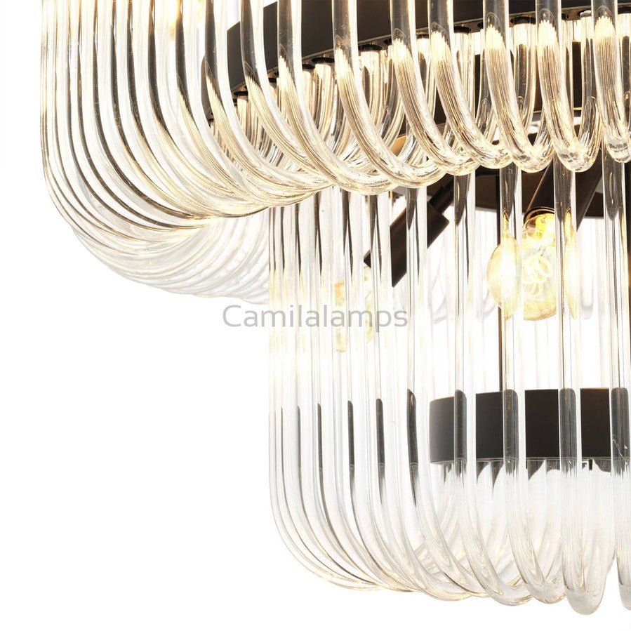 Stutton House Chandelier Living Room Dinning Room 31"D - Camilalamps - Stutton - 2