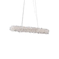 Rock Crystal Linear Chandelier for Kitchen Island - Camilalamps - SID - 1003