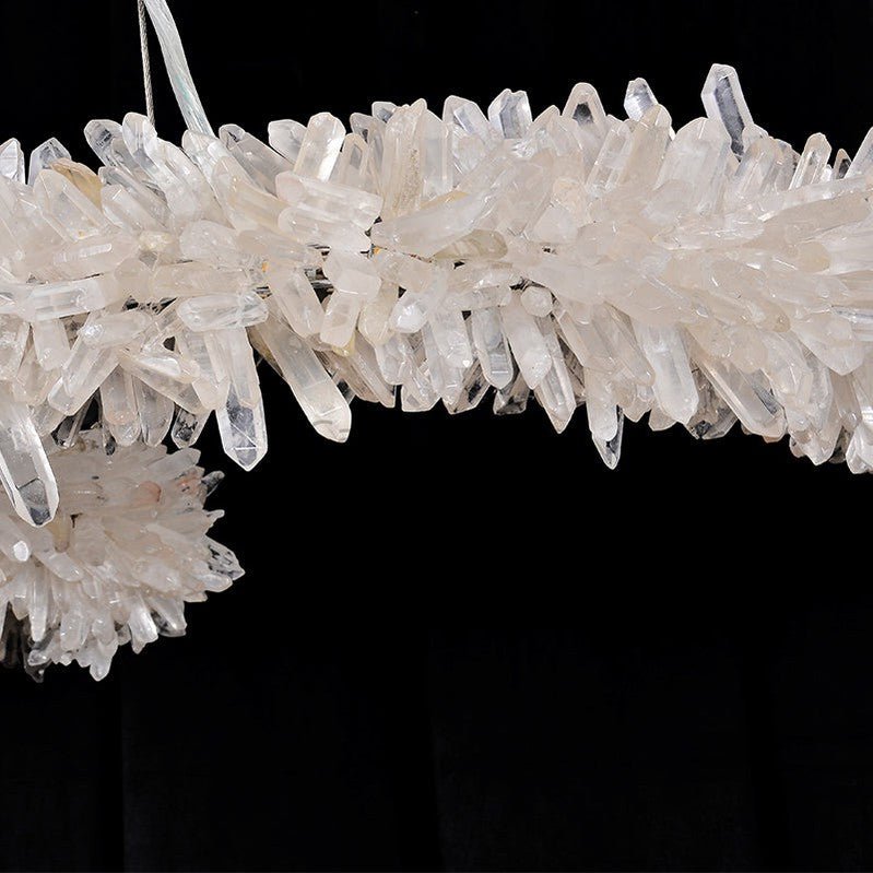 Spiral Rock Crystal Dining Room Creative Chandelier - Camilalamps - SID - 1004
