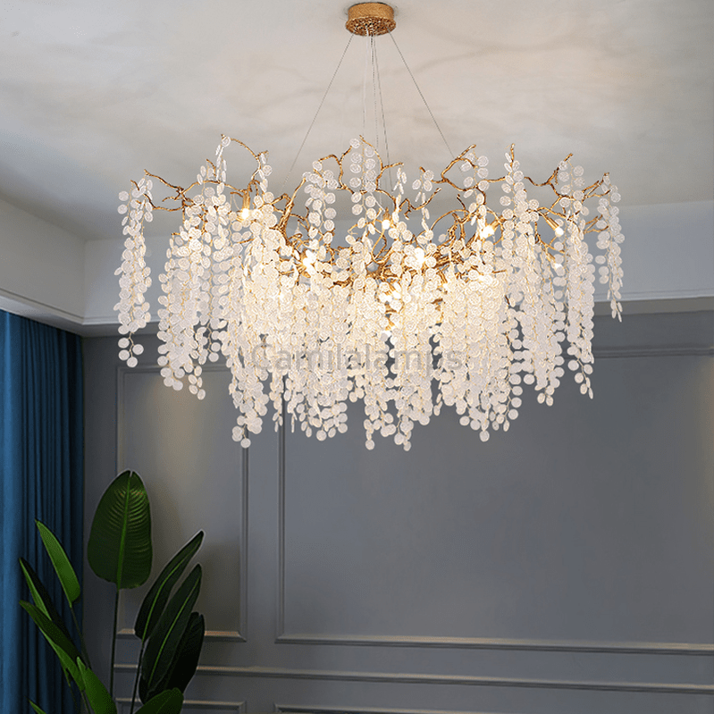 Thirza Branch Crystal Dining Room Chandelier - Camilalamps - ILM0545