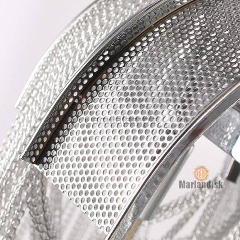 Cadena Aluminum Chain Tassel Chandelier - Camilalamps - 1138 - 1