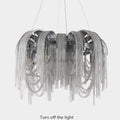 Cadena Aluminum Chain Tassel Chandelier - Camilalamps - 1138 - 1
