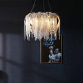 Cadena Aluminum Chain Tassel Chandelier - Camilalamps - 1138 - 1