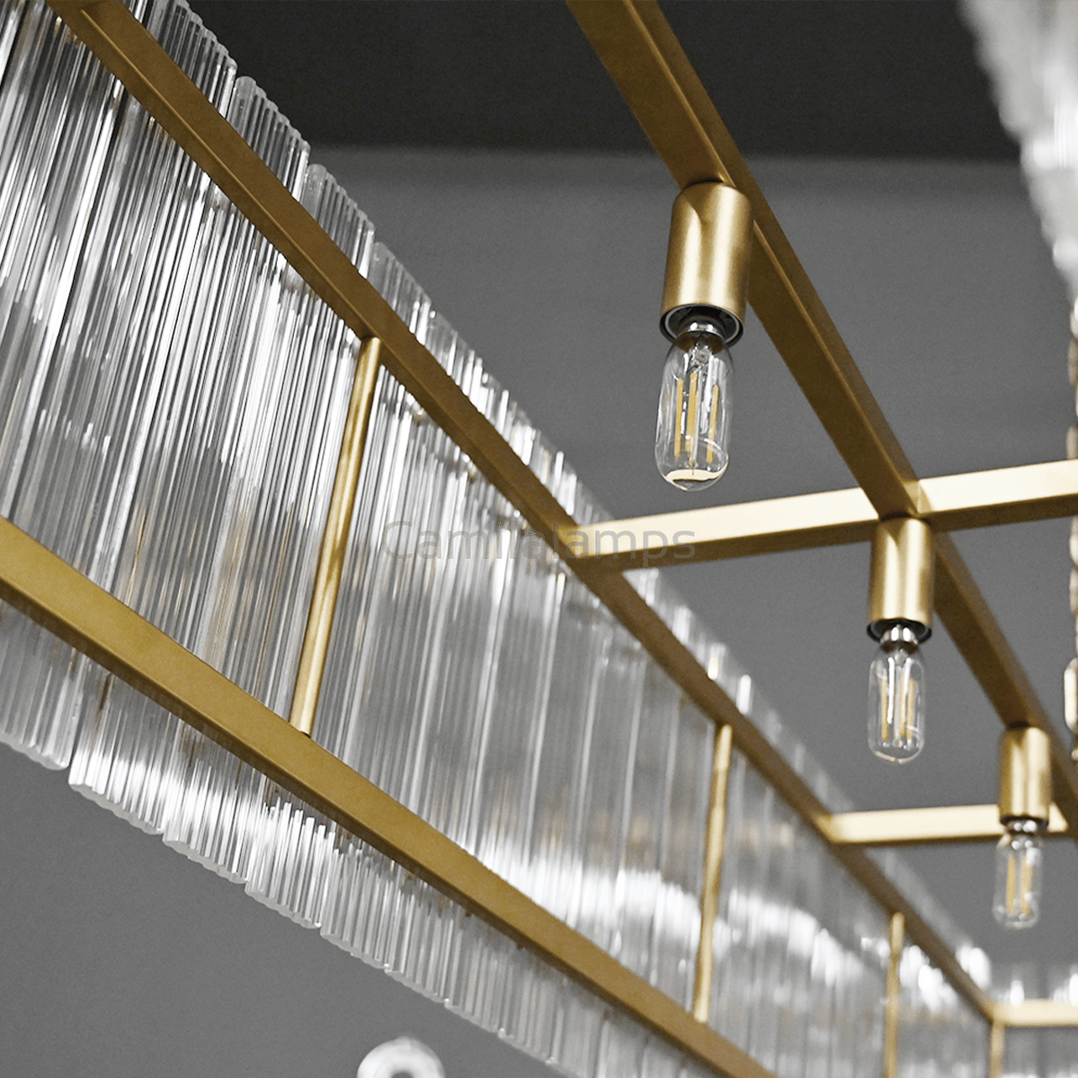 Marcus Rectangle Chandelier 54" - Camilalamps - CA - CH209L54 - 1