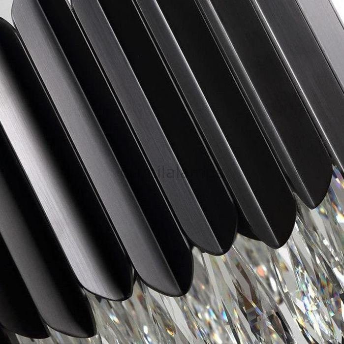 Dashiell Dining Room Crystal Chandelier Black - Camilalamps - CAM1724