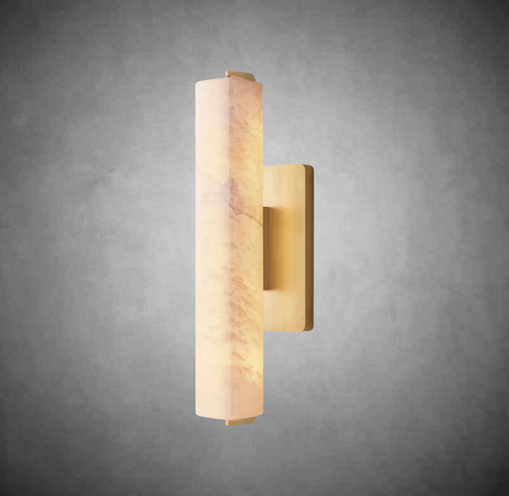 Aurivox Alabaster Single Sconce - Camilalamps - CA - CH - 3361