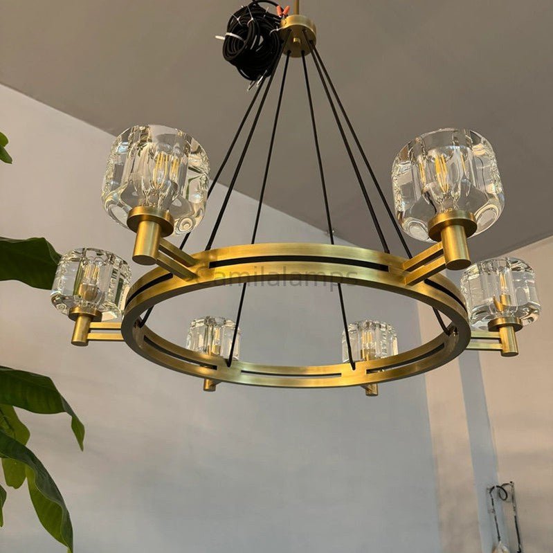 Demaket Round Chandelier Custom - Camilalamps - CA - RH - CH - 02