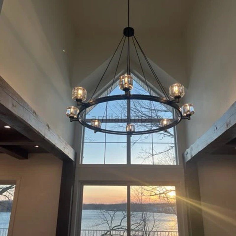 Demaket Round Chandelier Custom - Camilalamps - CA - RH - CH - 10