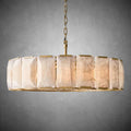 Harlow Calcite Round Chandelier - Camilalamps - QWE - 90