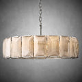 Harlow Calcite Round Chandelier - Camilalamps - QWE - 90