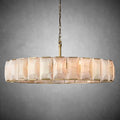 Harlow Calcite Round Chandelier - Camilalamps - QWE - 90