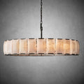 Harlow Calcite Round Chandelier - Camilalamps - QWE - 90