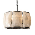 Harlow Calcite Round Chandelier - Camilalamps - QWE - 91