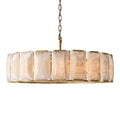 Harlow Calcite Round Chandelier - Camilalamps - CA - AA000802