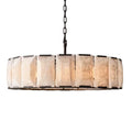 Harlow Calcite Round Chandelier - Camilalamps - CA - AA000805