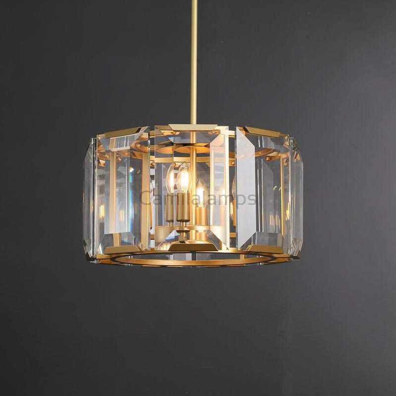Harlew Crystal Round Chandelier - Camilalamps - CA - HER - CH - CH0209