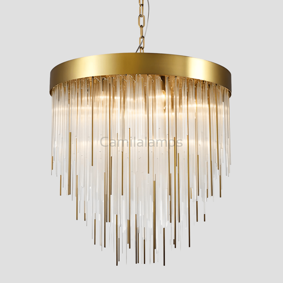 Riley Aged 12 - Light Chandelier 30" - Camilalamps - CA - LI2024 - C5827
