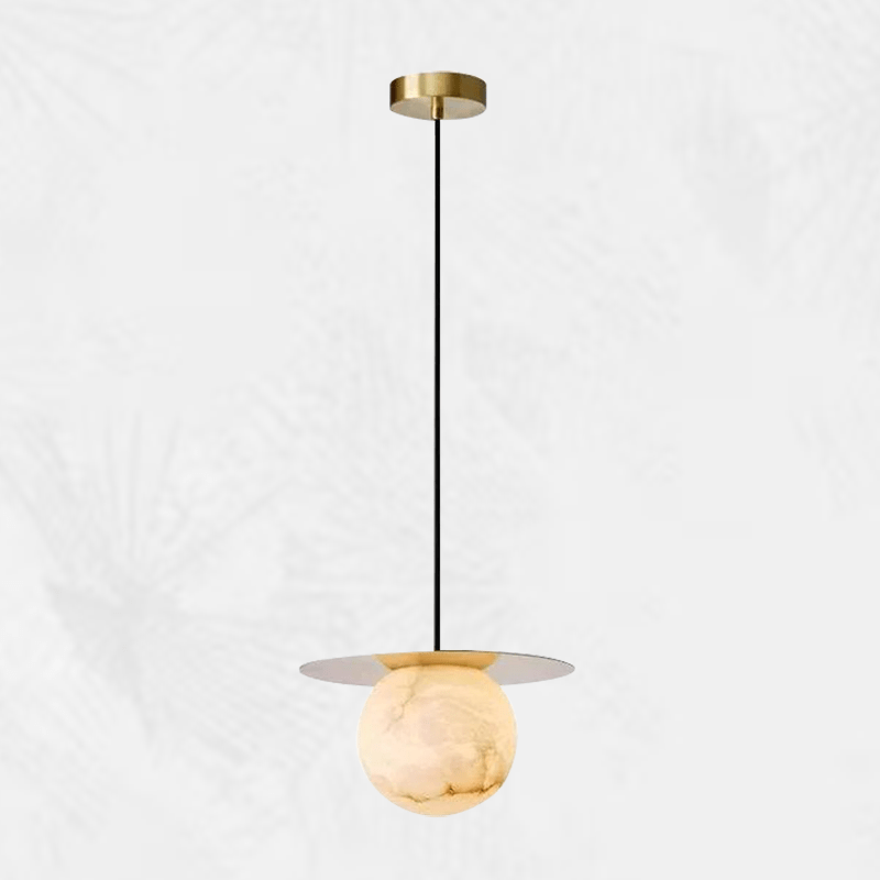 Culoud Spanish Alabaster Bedside Pendant - Camilalamps - CA - PEN256256