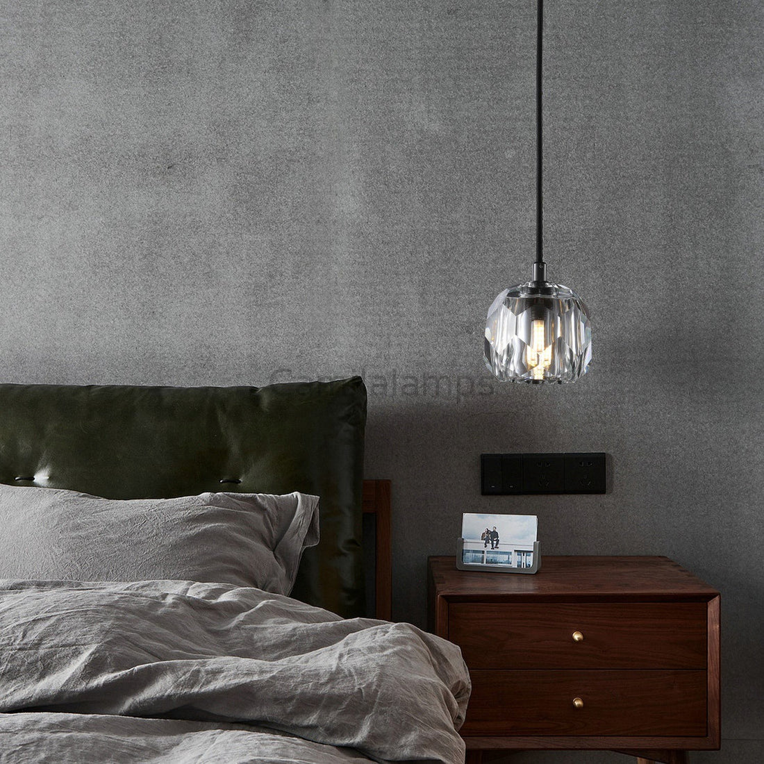 Bille Crystal Modern Pendant Light - Camilalamps - CAM1409