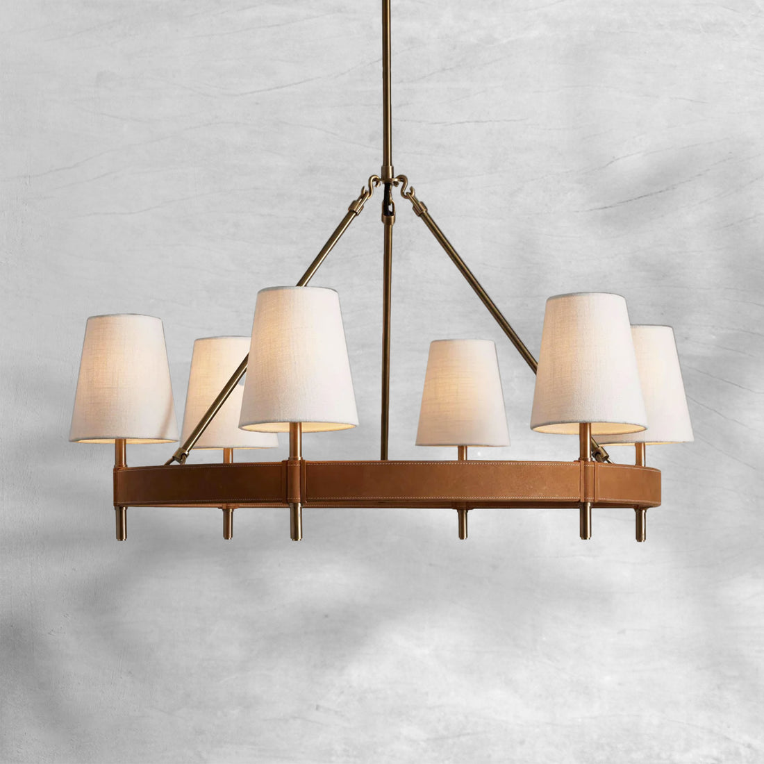 Hastings 6 - Light Halo Chandelier - Camilalamps - CA - 10109H637