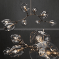 Covington Horizontal White Globe Branching Bubble Chandelier - Camilalamps - CNVW - 4