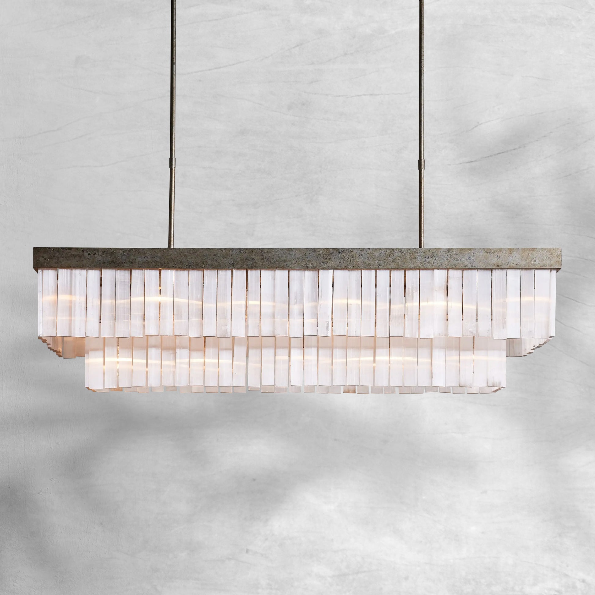 Cameron Rectangular Chandelier 49"59" - Camilalamps - CA - 2036H436