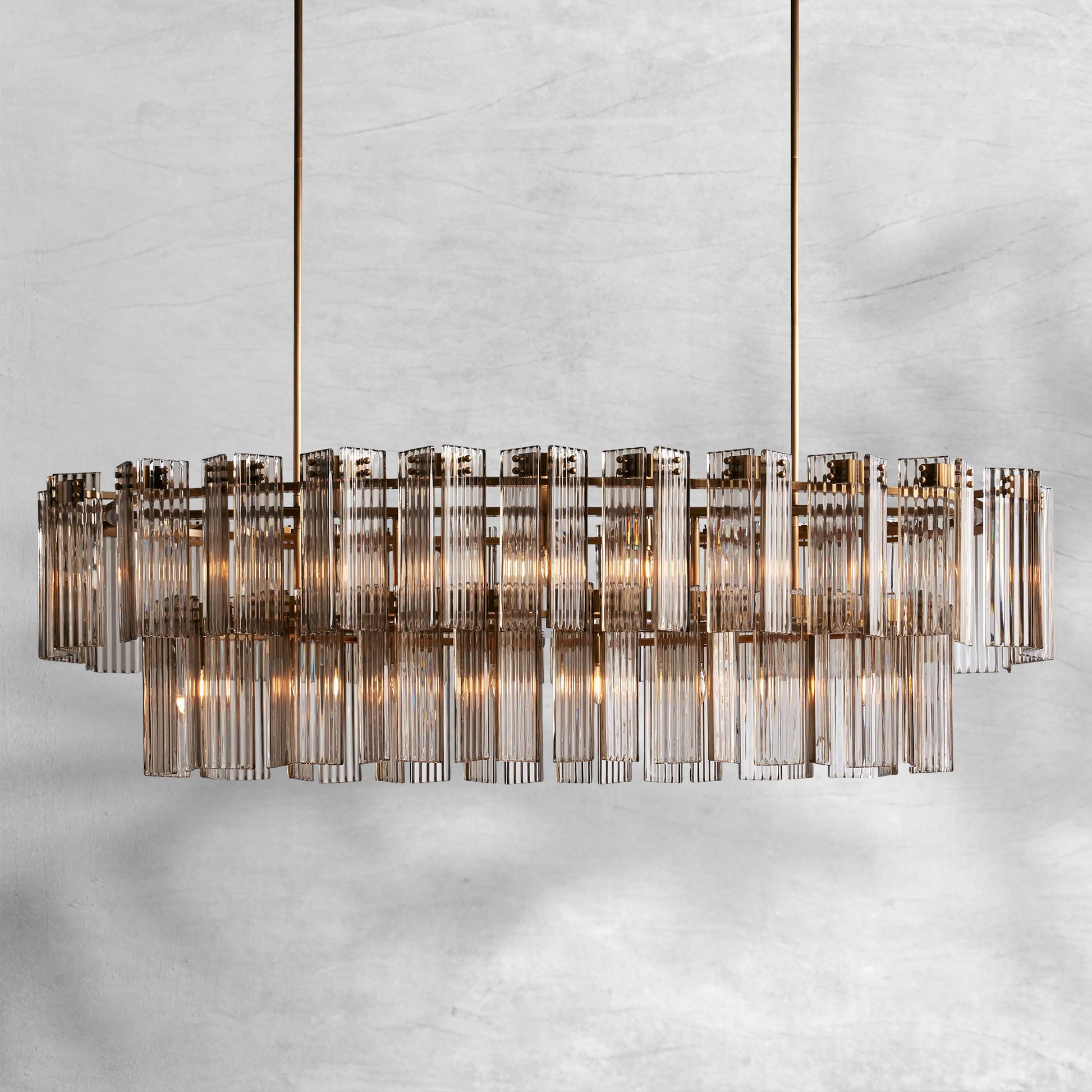 Delsie Oval Chandelier 51''63''72'' - Camilalamps - CA - 10031H98KT