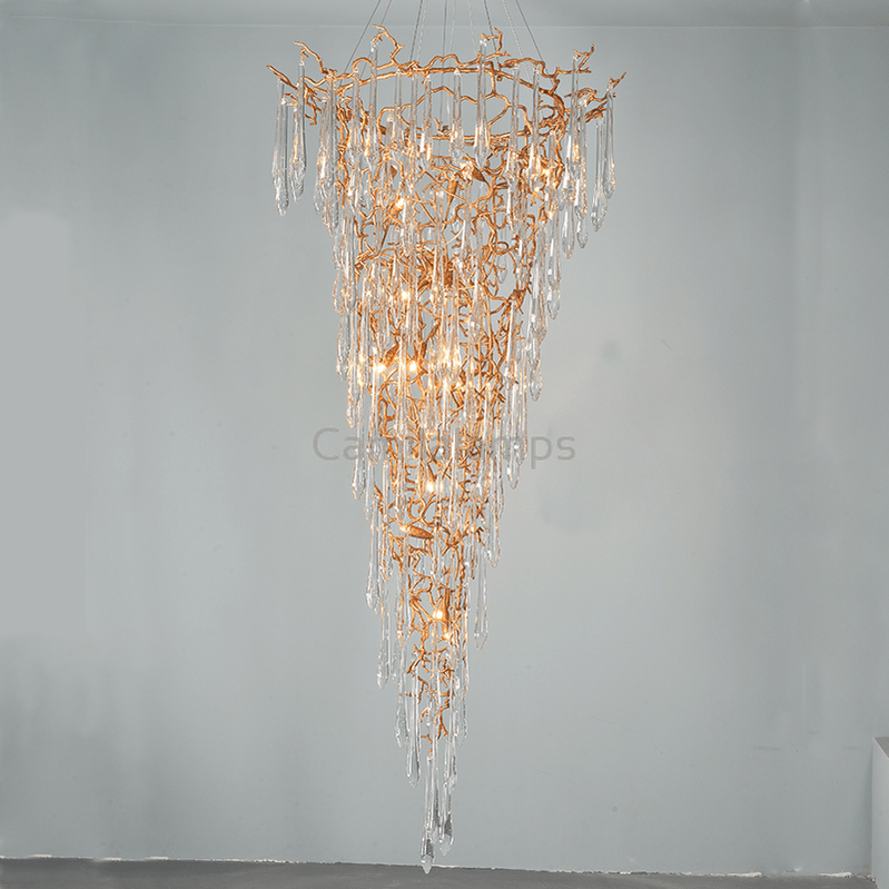 Cecily Crystal Branch Chandelier H 94.49" - Camilalamps - ILM0530