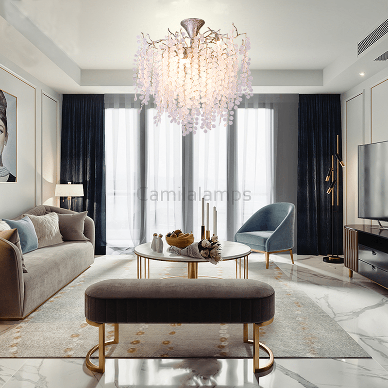 Ellie Modern Crystal Branch Chandelier - Camilalamps - ILM0507