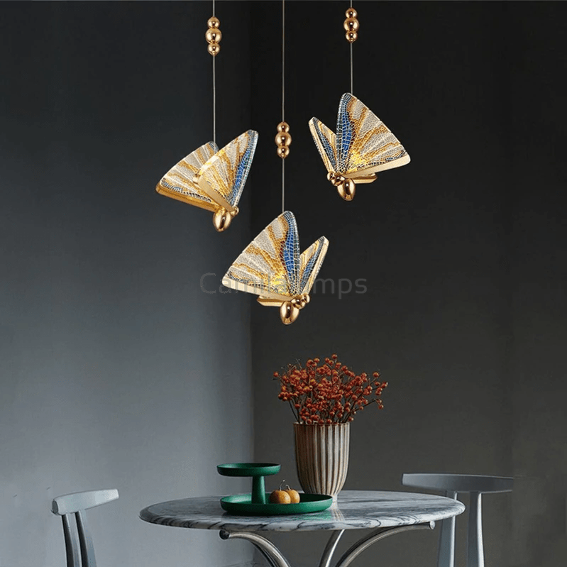 Creative Butterfly Colorful Pendant Light - Camilalamps - ILM0631