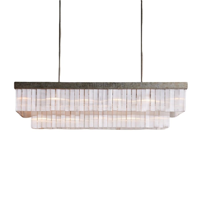 Cameron Rectangular Chandelier 49"59" - Camilalamps - CA - 2036H436