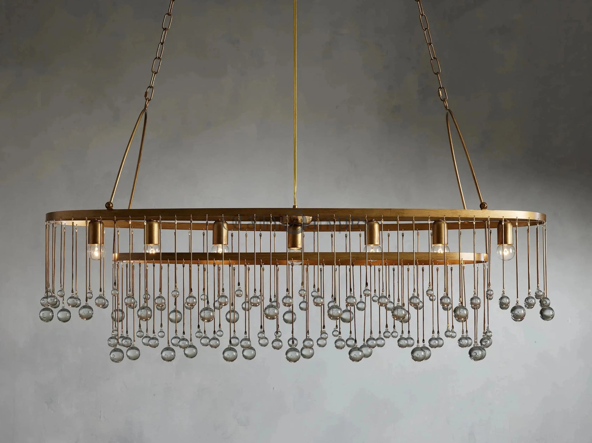 Aubrey Rectangular Chandelier 47''60'' - Camilalamps - CA - 636H582