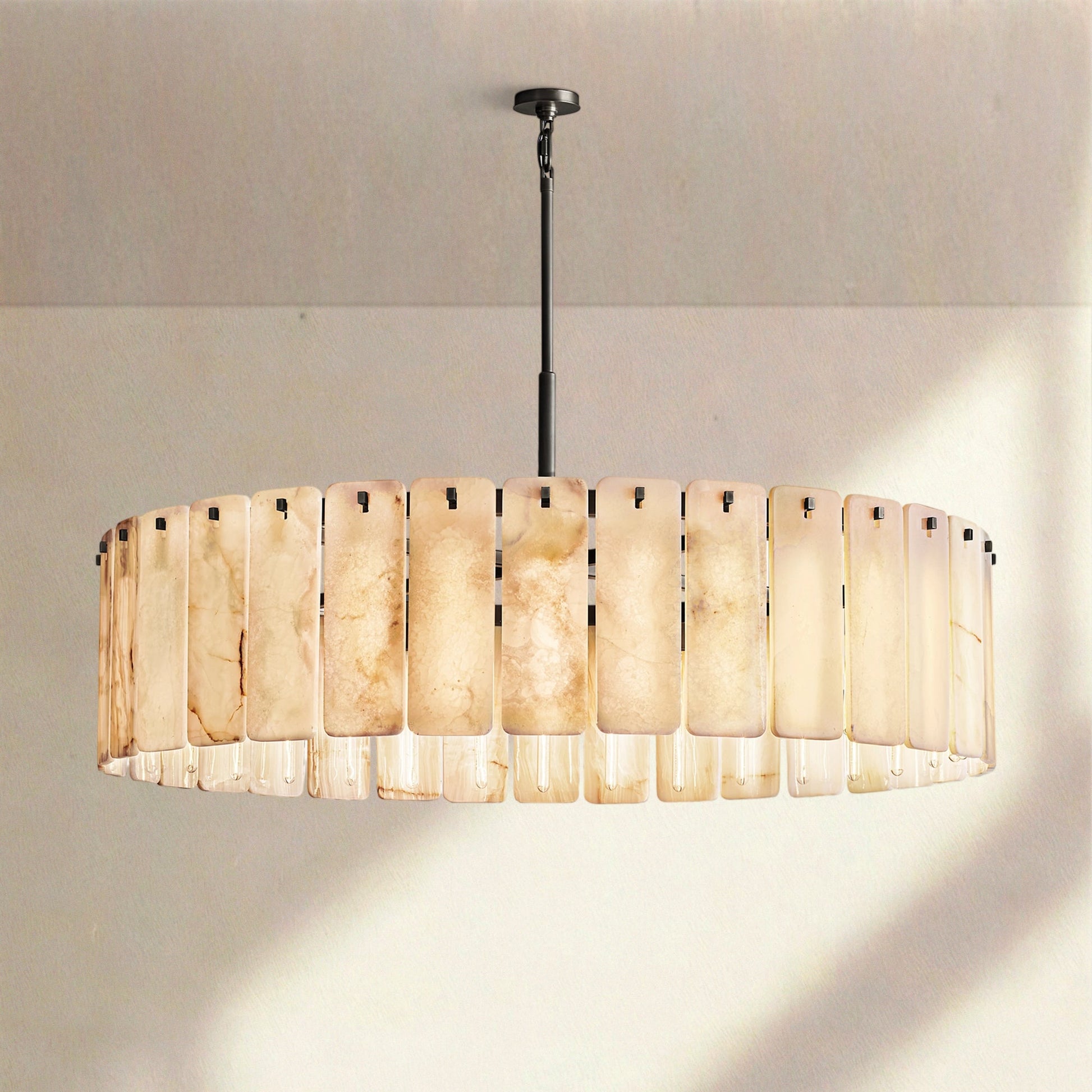 Calametta Onyx Round Chandelier 36" 48'' 60'' - Camilalamps - CA-CALA-Round-6