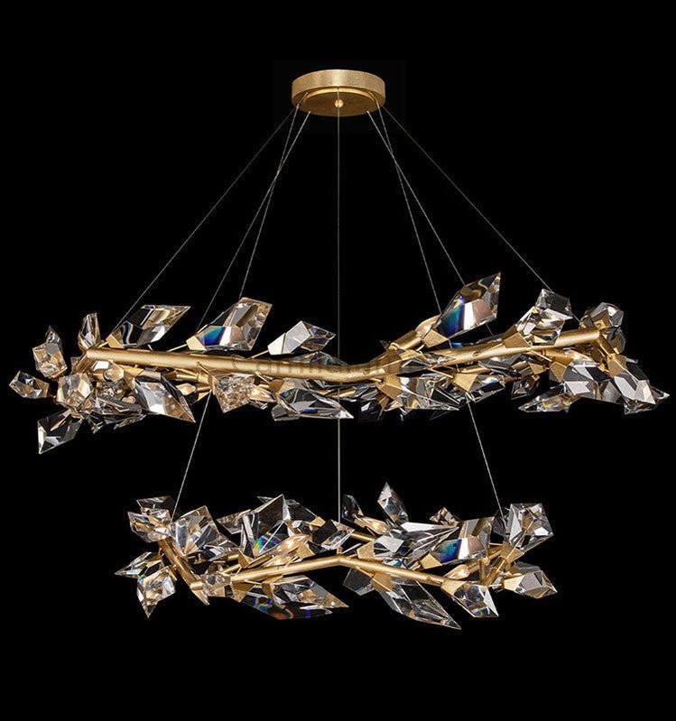 21026R4 55" Round Crystal Chandelier - Camilalamps - CA - K1052