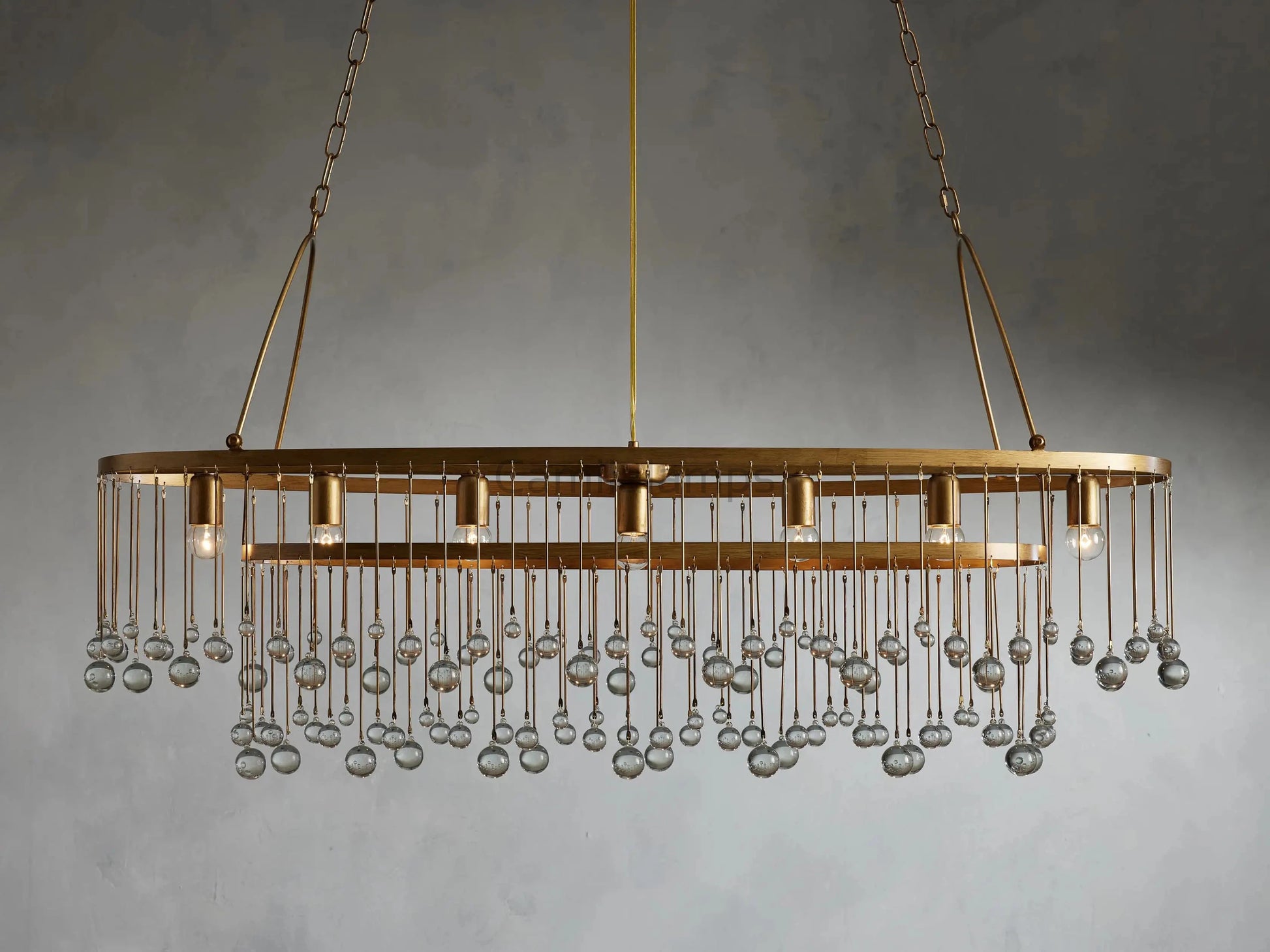 Aubrey 7 Light Oval Chandelier - Camilalamps - CA - 636H587