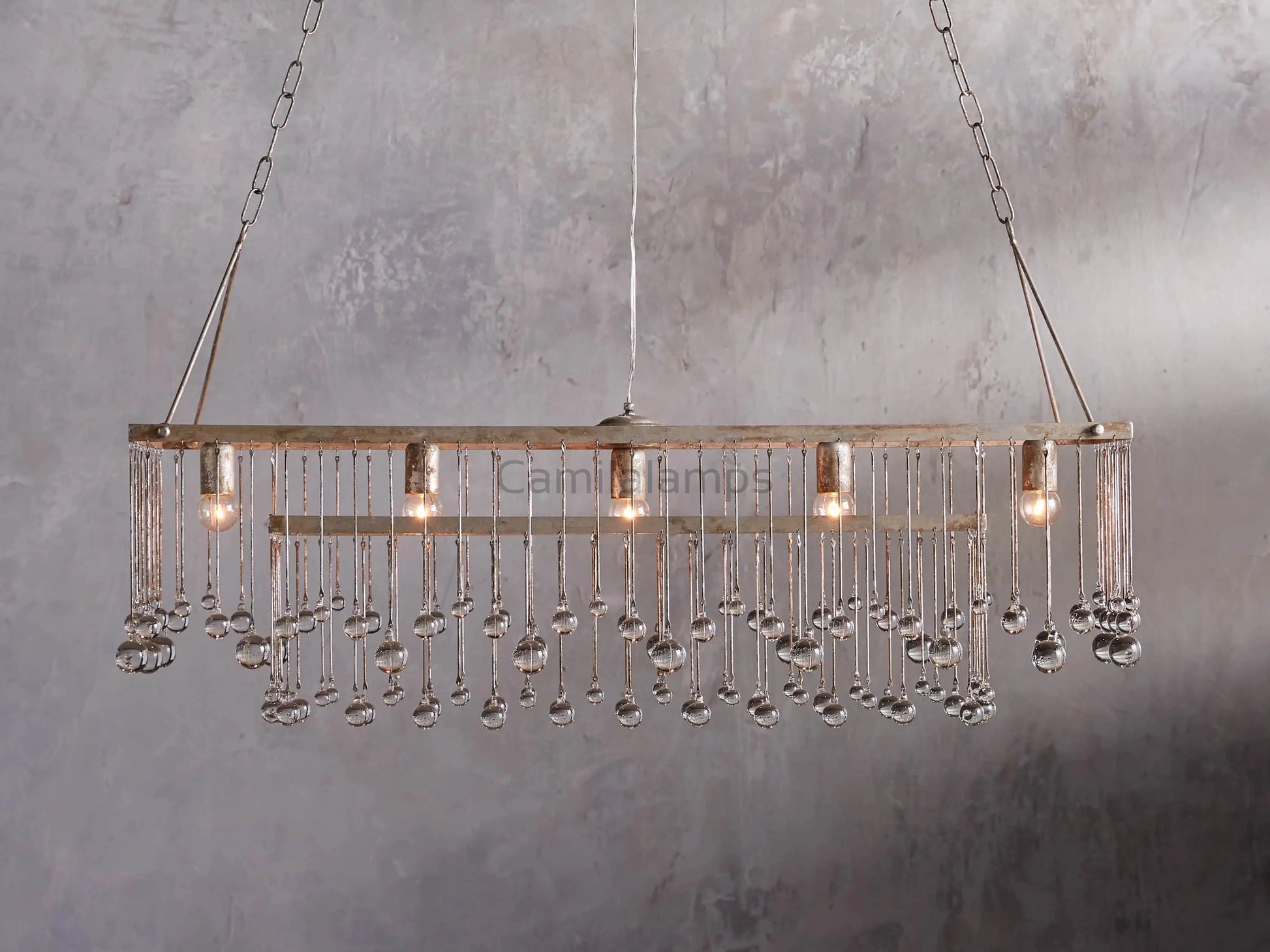 Aubrey Rectangular Chandelier 47''60'' - Camilalamps - CA - 636H074
