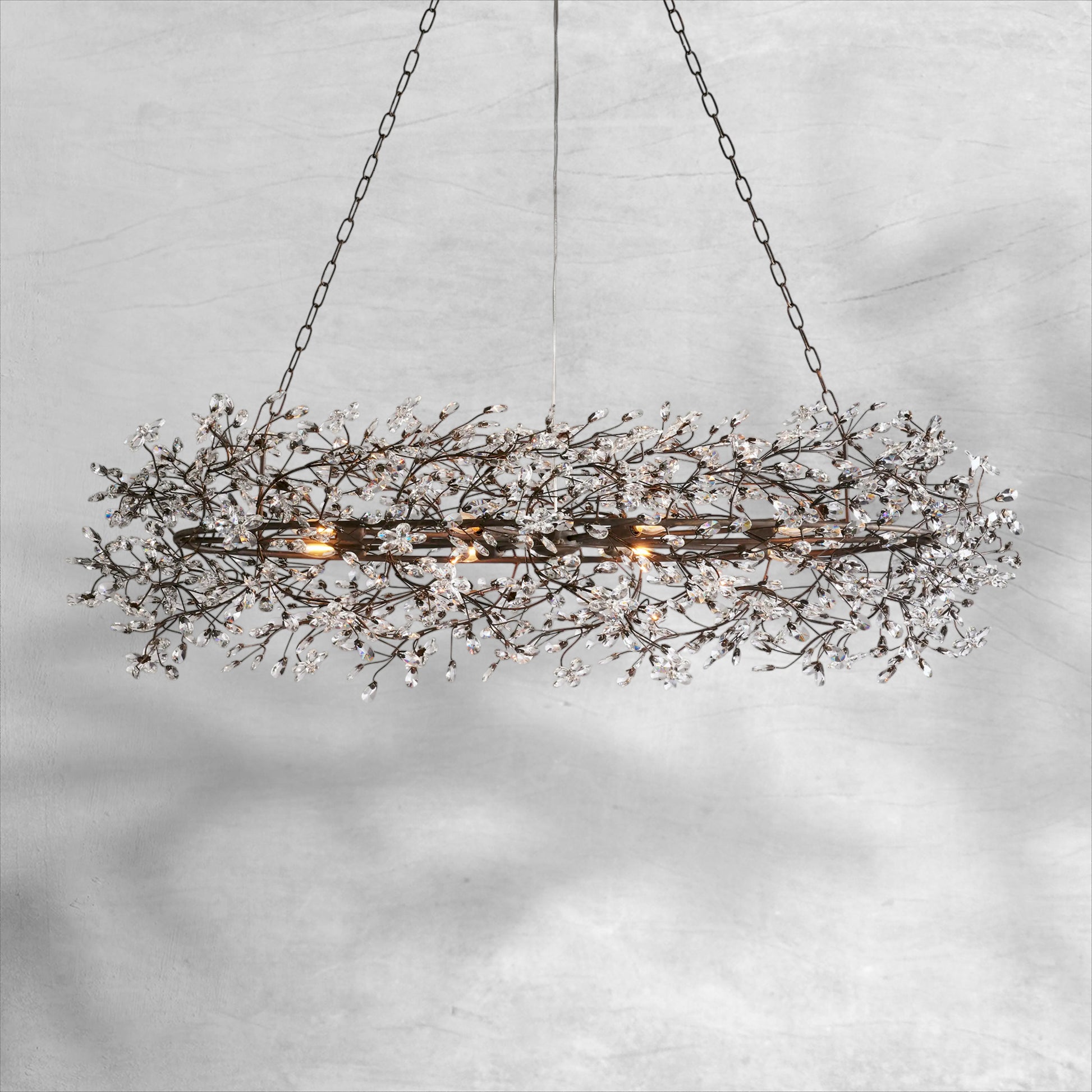 Fiore Oval Chandelier 62''74'' - Camilalamps - CA - 636H721