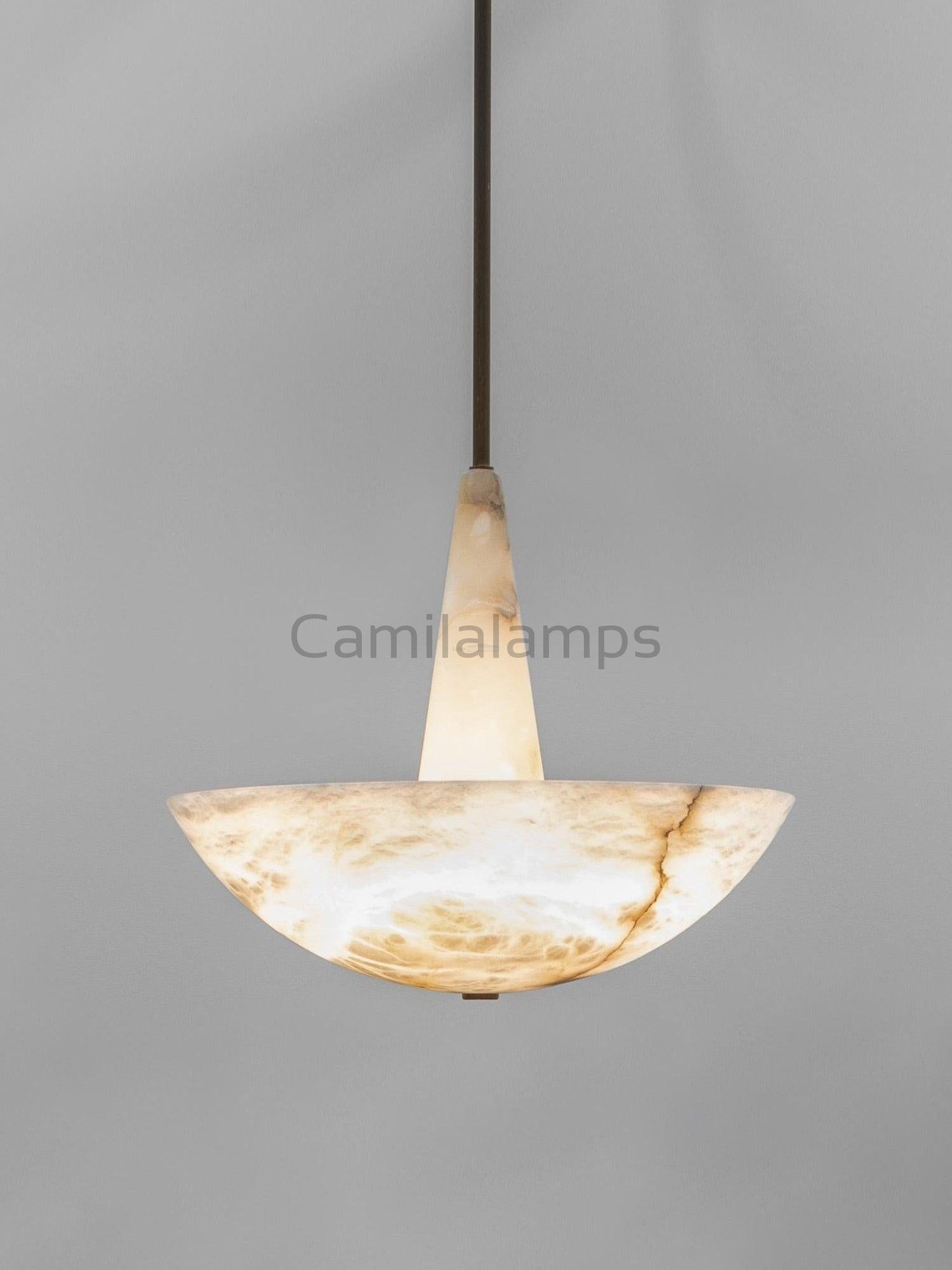 Domus Alabaster Round Chandelier - Camilalamps - Domus - 1461 - ? 19. - White - Warm - 1
