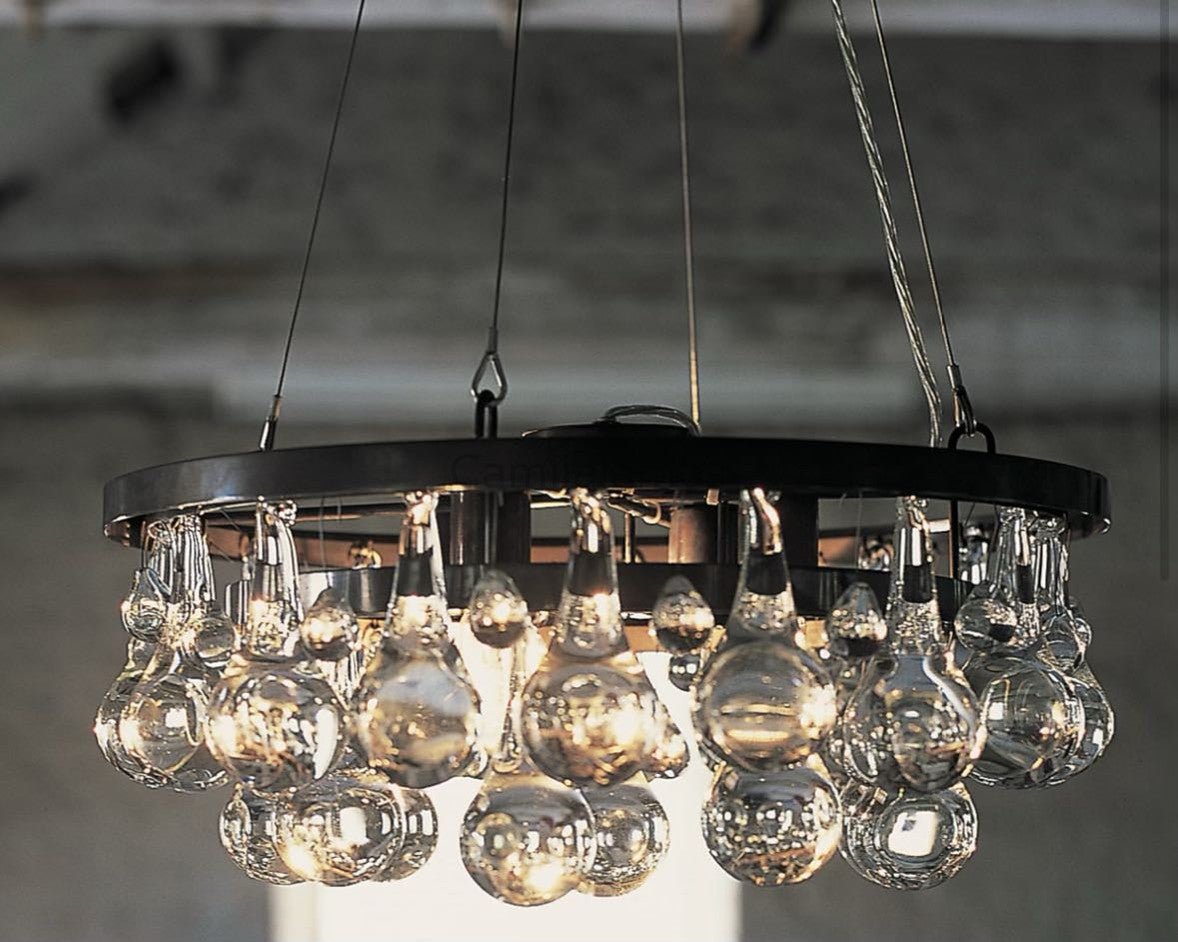 Artistic Pear Round Chandelier 18", Dining Room Round Chandelier - Camilalamps - CAAA - 1Z0001